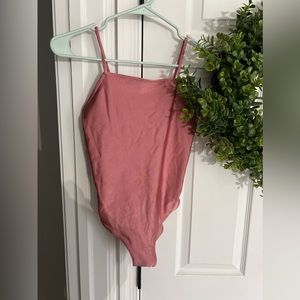 Aila Blue Urban Outfitters Swimsuit One Piece Mauve/Dusty Rose Sz Small NWT